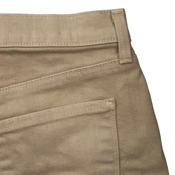 L'Agence Audrey Cut Off Cutoff Shorts Tan Beige Brown Denim Jean Shorts 25 - Picture 12 of 16